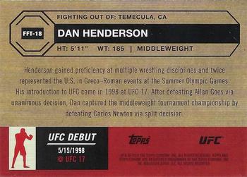 2024 Topps Chrome UFC - 1954 Topps #FFT-18 Dan Henderson Back