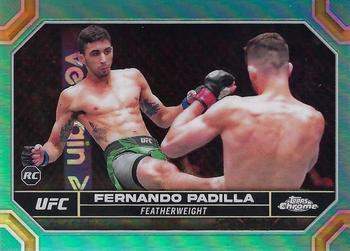 2024 Topps Chrome UFC - Aqua Refractor #35 Fernando Padilla Front