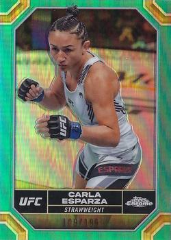 2024 Topps Chrome UFC - Aqua Refractor #39 Carla Esparza Front