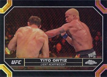 2024 Topps Chrome UFC - Black Refractor #186 Tito Ortiz Front