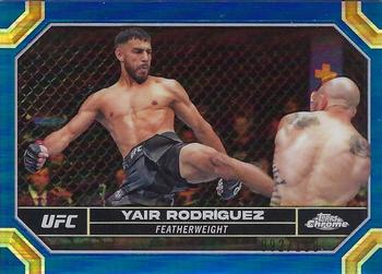 2024 Topps Chrome UFC - Blue Refractor #197 Yair Rodríguez Front