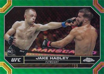 2024 Topps Chrome UFC - Green Refractor #45 Jake Hadley Front