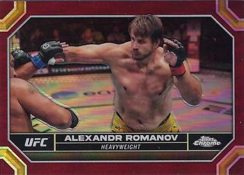 2024 Topps Chrome UFC - Magenta Refractor #9 Alexandr Romanov Front