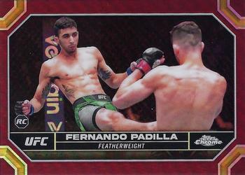 2024 Topps Chrome UFC - Magenta Refractor #35 Fernando Padilla Front