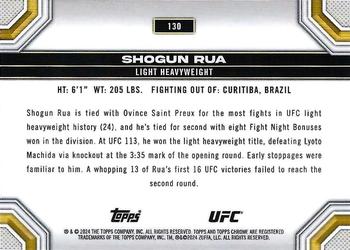 2024 Topps Chrome UFC - Magenta Refractor #130 Shogun Rua Back