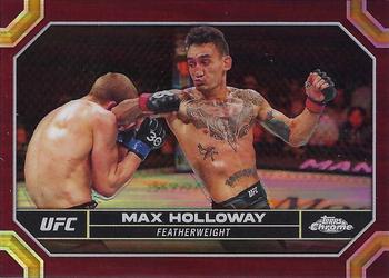 2024 Topps Chrome UFC - Magenta Refractor #131 Max Holloway Front