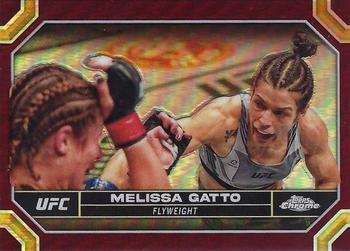 2024 Topps Chrome UFC - Magenta Refractor #134 Melissa Gatto Front