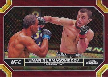 2024 Topps Chrome UFC - Magenta Refractor #189 Umar Nurmagomedov Front