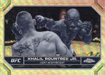 2024 Topps Chrome UFC - Negative #113 Khalil Rountree Jr. Front