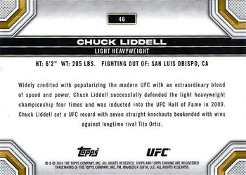 2024 Topps Chrome UFC - Prism #46 Chuck Liddell Back