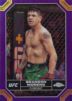 2024 Topps Chrome UFC - Purple Refractor #30 Brandon Moreno Front