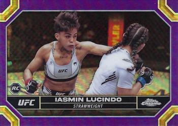 2024 Topps Chrome UFC - Purple Refractor #43 Iasmin Lucindo Front