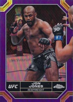 2024 Topps Chrome UFC - Purple Refractor #97 Jon Jones Front
