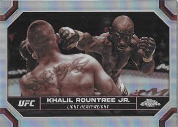 2024 Topps Chrome UFC - Sepia Refractor #113 Khalil Rountree Jr. Front