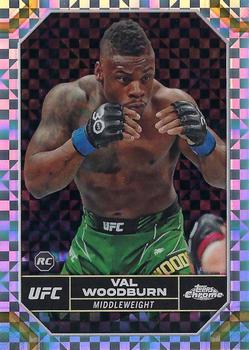 2024 Topps Chrome UFC - X-Fractor #193 Val Woodburn Front