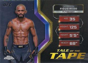 2024 Topps Chrome UFC - Tale of the Tape #TFT-2 Deiveson Figueiredo Front