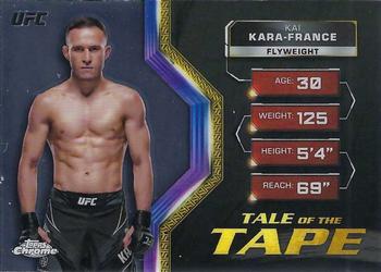 2024 Topps Chrome UFC - Tale of the Tape #TFT-3 Kai Kara-France Front