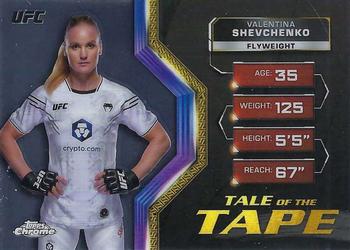 2024 Topps Chrome UFC - Tale of the Tape #TFT-29 Valentina Shevchenko Front