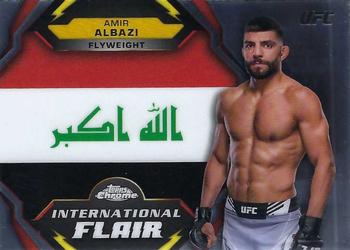 2024 Topps Chrome UFC - International Flair #IFL-1 Amir Albazi Front