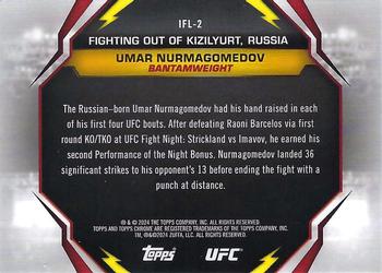 2024 Topps Chrome UFC - International Flair #IFL-2 Umar Nurmagomedov Back