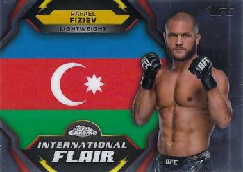 2024 Topps Chrome UFC - International Flair #IFL-4 Rafael Fiziev Front