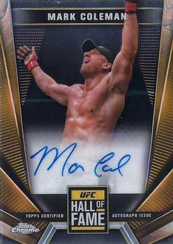 2024 Topps Chrome UFC - Hall of Fame Autographs #HFA-MCO Mark Coleman Front