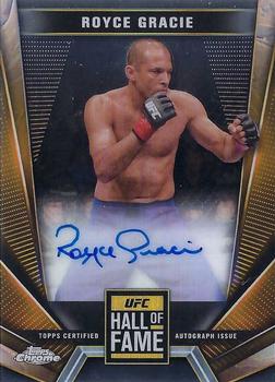 2024 Topps Chrome UFC - Hall of Fame Autographs #HFA-RGR Royce Gracie Front