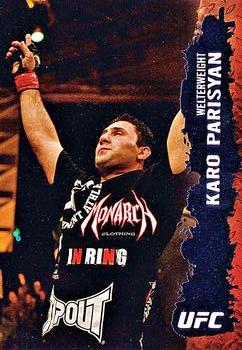 2009 Topps UFC Round 2 #12 Karo Parisyan Front