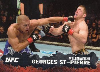 2009 Topps UFC Round 2 #100 Georges St-Pierre Front