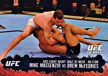 2009 Topps UFC Round 2 #103 Mike Massenzio / Drew McFedries Front