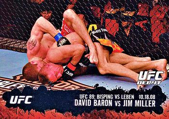 2009 Topps UFC Round 2 #106 David Baron / Jim Miller Front