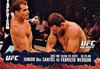 2009 Topps UFC Round 2 #108 Junior Dos Santos / Fabricio Werdum Front
