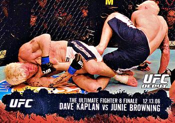 2009 Topps UFC Round 2 #110 Dave Kaplan / Junie Browning Front