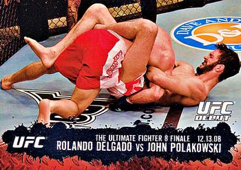 2009 Topps UFC Round 2 #111 Rolando Delgado / John Polakowski Front