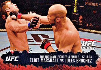 2009 Topps UFC Round 2 #114 Eliot Marshall / Jules Bruchez Front