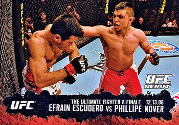2009 Topps UFC Round 2 #117 Efrain Escudero / Phillipe Nover Front