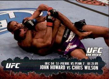 2009 Topps UFC Round 2 #124 John Howard / Chris Wilson Front