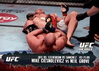 2009 Topps UFC Round 2 #127 Mike Ciesnolevicz / Neil Grove Front