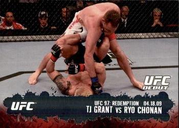 2009 Topps UFC Round 2 #133 TJ Grant / Ryo Chonan Front