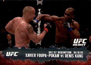 2009 Topps UFC Round 2 #134 Xavier Foupa-Pokam / Denis Kang Front
