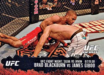 2009 Topps UFC Round 2 #136 Brad Blackburn / James Giboo Front