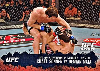2009 Topps UFC Round 2 #137 Chael Sonnen / Demian Maia Front