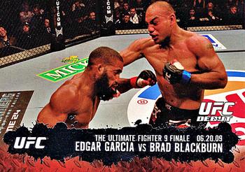 2009 Topps UFC Round 2 #141 Edgar Garcia / Brad Blackburn Front