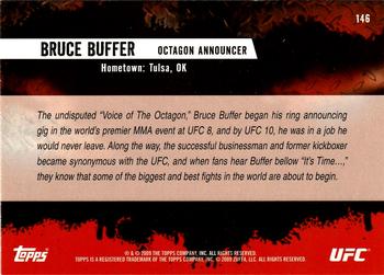 2009 Topps UFC Round 2 #146 Bruce Buffer Back