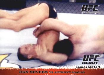 2009 Topps UFC Round 1 #2 Dan Severn / Anthony Macias Front