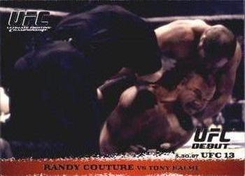 2009 Topps UFC Round 1 #4 Randy Couture / Tony Halme Front