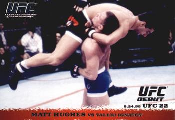2009 Topps UFC Round 1 #8 Matt Hughes / Valeri Ignatov Front