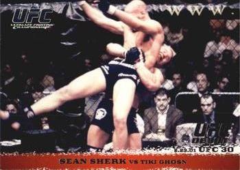 2009 Topps UFC Round 1 #9 Sean Sherk / Tiki Ghosn Front