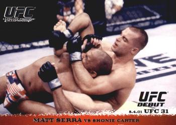 2009 Topps UFC Round 1 #11 Matt Serra / Shonie Carter Front