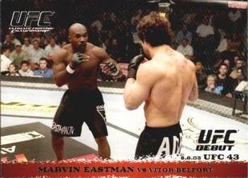2009 Topps UFC Round 1 #15 Marvin Eastman / Vitor Belfort Front
